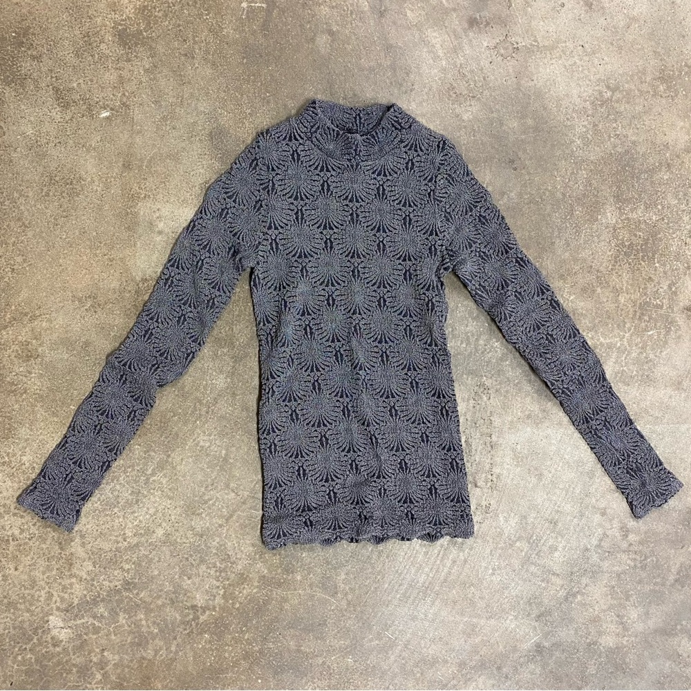 free people love letter cami long sleeve mock neck version size xs